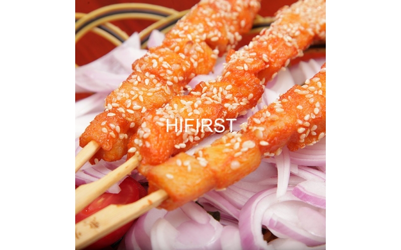 Chicken shashlik with sesame